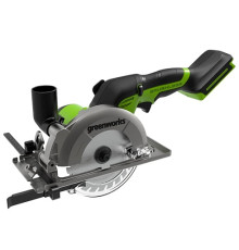 Циркулярная пила аккумуляторная Greenworks 24V G24MCS (1хАКБ 2Ач и ЗУ) коробка