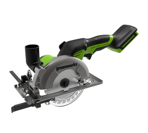 Циркулярная пила аккумуляторная Greenworks 24V G24MCS (1хАКБ 2Ач и ЗУ) коробка