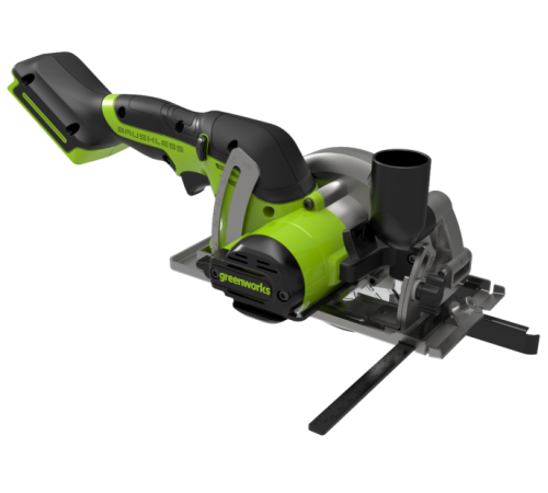 Циркулярная пила аккумуляторная Greenworks 24V G24MCS (1хАКБ 2Ач и ЗУ) коробка