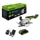 Циркулярная пила аккумуляторная Greenworks 24V G24MCS (1хАКБ 2Ач и ЗУ) коробка