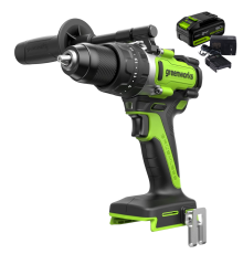 Дрель-шуруповерт ударная аккумуляторная Greenworks 24V GD24DD140 (1хАКБ 5Ач и ЗУ) 140Нм коробка