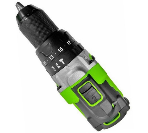Дрель-шуруповерт ударная аккумуляторная Greenworks 24V GD24DD140 (1хАКБ 5Ач и ЗУ) 140Нм коробка