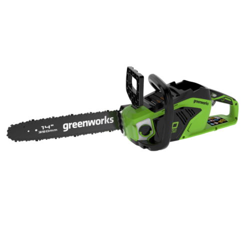 Цепная пила аккумуляторная Greenworks 40V GD40CS15 (1х АКБ 2Ач и ЗУ) б/щ 35см 1,5 кВт
