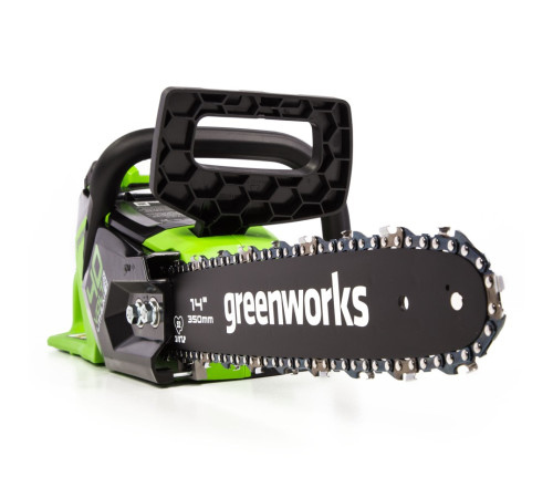 Цепная пила аккумуляторная Greenworks 40V GD40CS15 (1х АКБ 2Ач и ЗУ) б/щ 35см 1,5 кВт