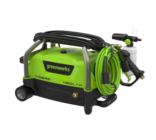 Мойка высокого давления электрическая Greenworks PW3140, 1900 Вт, 140 бар